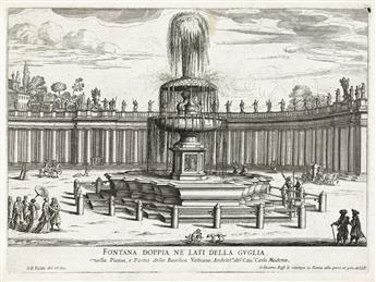GIOVANNI BATTISTA FALDA Le Fontane di Roma . . . Libro Primo.
